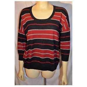 Autumn Cashmere Striped Sweater | S